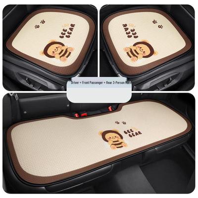 OIMG Милая мультяшная дышащая подушка на сиденье автомобиля