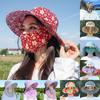 Wide Brim Agricultural Work Hat Anti-uv Mask Hot Sale Tea Picking Cap  Four Seasons