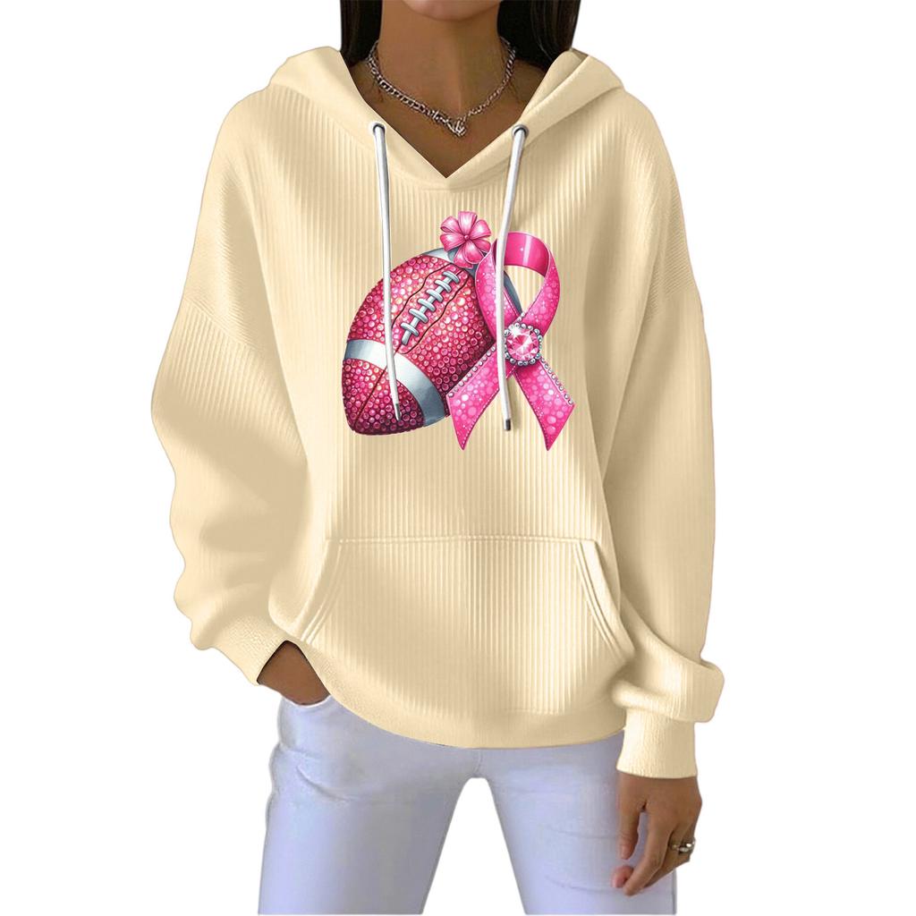 Женская мода Повседневный пуловер с принтом ангела Спортивная толстовка с длинным рукавом