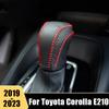Кожаный чехол для ручки переключения передач для Toyota Corolla E210-2022 2023, гибридный автомобильный чехол с воротником переключения передач