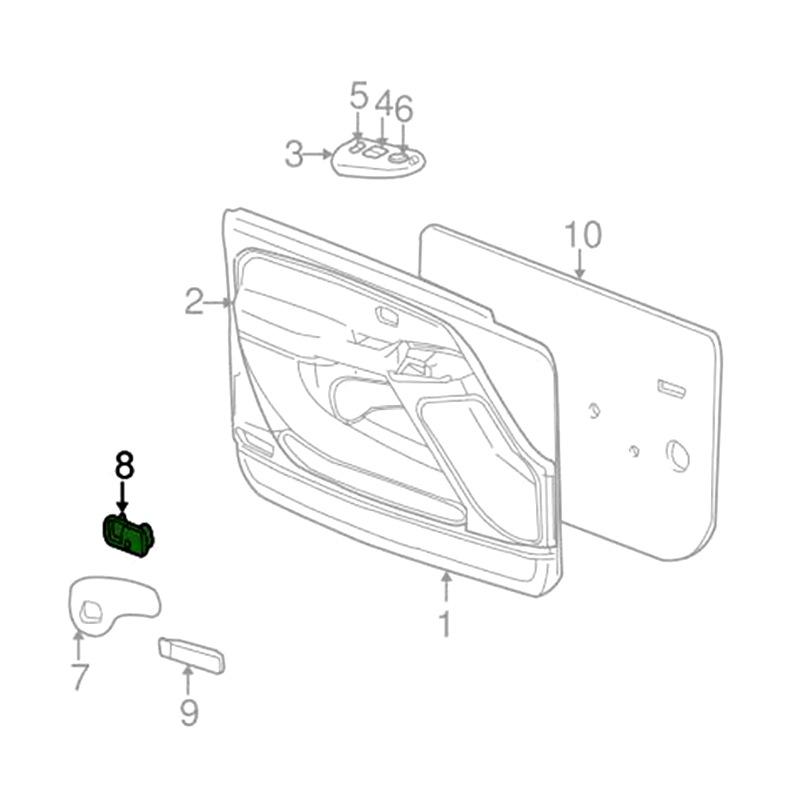 Compatible Door Switch for 1999-2007 GMC/Chevrolet Silverado (Part No. 15172121)