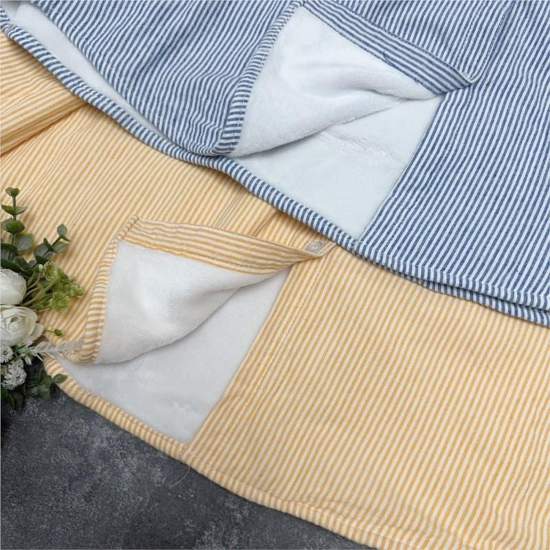 Johnature Зимняя японская рубашка в полоску с воротником-грибком и бархатом, женская свободная зимняя хлопковая кофточка с длинным рукавом, утолщенные топы