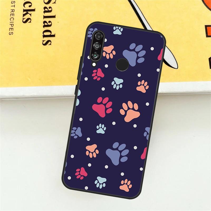 Следы лап собаки Цветной узор Для Huawei Nova Y61 Y73 Y70 Y72 Y60 Y90 Y91 7i 8i 11i 12i 12s 9 10 SE P20 P30 P40 Lite Чехол