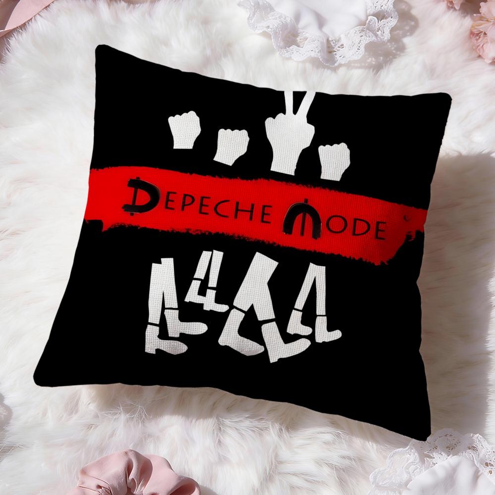 Подушка D-Depeche M-Mode Чехол Премиум Комфорт Двусторонний Чехол для Подушки - Дизайн Два в Одном для Любой Комнаты и Салона Автомобиля