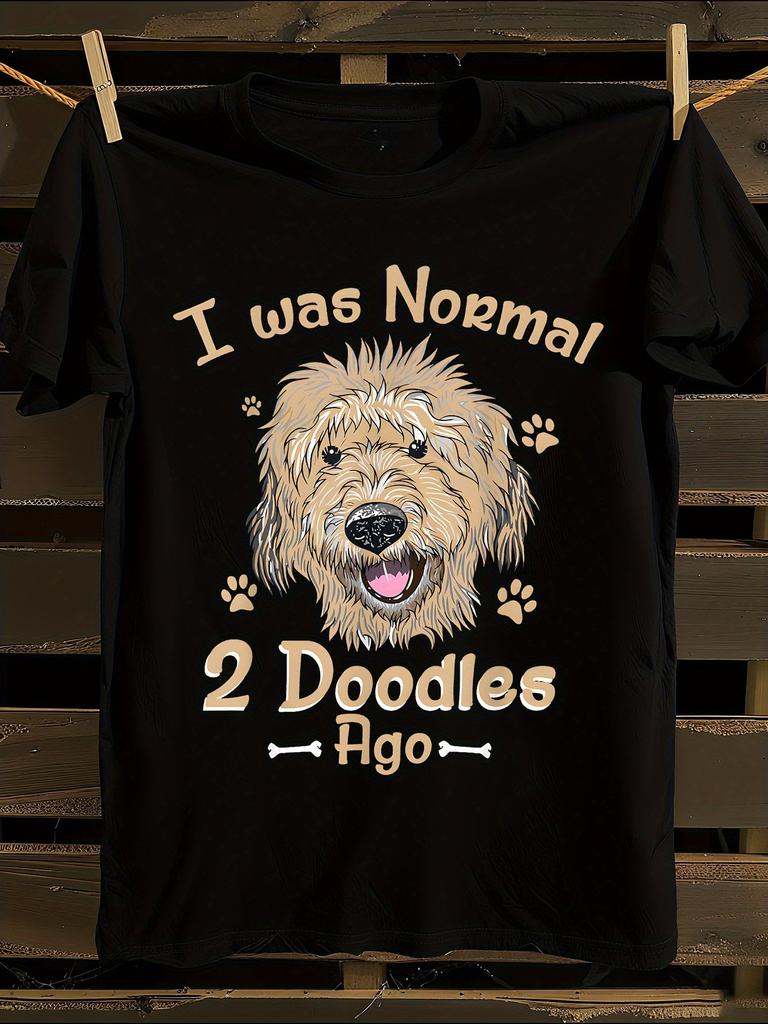 Смешная футболка для любителей золотистых ретриверов-дудлей Мужская футболка Женские футболки с принтом букв Футболка с коротким рукавом Повседневная уличная футболка Топ