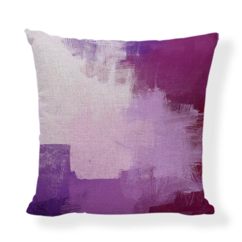 Наволочка «Благослови этот дом» лавандового цвета, 45x45 см, фиолетовая наволочка для диванной подушки для декора гостиной