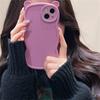 Korean Cute 3d Cartoon Bear Ears Wavey Phone Case For Iphone 14 13 12 11 Pro Max X Xr Lovely Animal Shockproof Soft Cover Funda