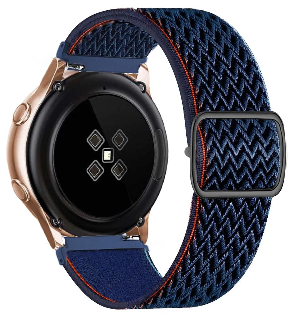 20 мм 22 мм Новый эластичный нейлоновый ремешок для Samsung Galaxy Watch 7 6 5 4/6classic 46 мм 44 мм 40 мм Нейлоновый ремешок для Huawei GT 2/3 Pro