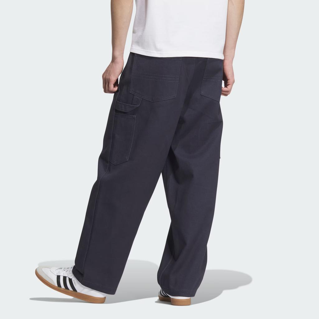 Adidas Originals City Skate FW24 Street Skate Culture Versatile Woven Cargo Knit Sports Pants Men Pants Shadow-Blue JC6839-1