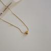 Bohemian Minimalist Necklace Silver Heart Pendant Necklace Mini Heart Necklaces  Women Gifts