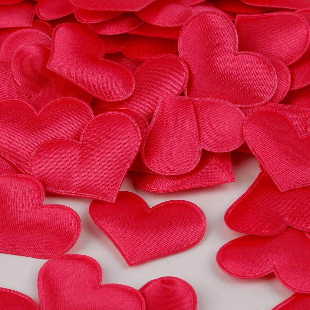 100pcs/bag 5.5*5.5cm Heart Shape Petals Wedding Valentines Day Throwing Table Decoration