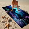 Cosmic Yin Yang Clock Beach Towel, Super Soft Microfiber, Gift for Her/Him, Birthday, for Pool, Beach, Travel, Home Decor Fan gifts