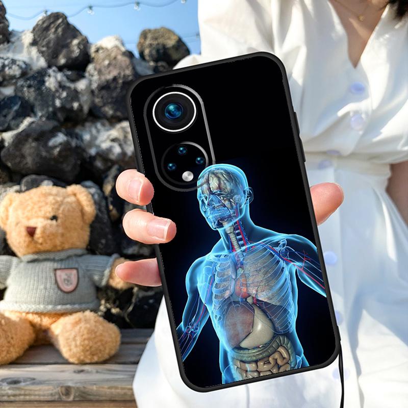 Чехол Human Anatomy для Honor X9b X8b X8 X9 X6a X7a X8a X9a Honor Magic 6 5 Pro 50 70 90 Lite задняя крышка