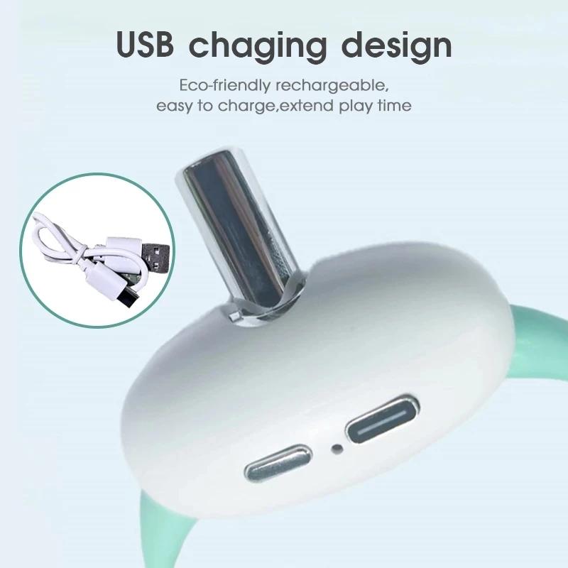 Умный лазерный ошейник с USB-зарядкой, автоматическая игрушка для кошек, регулируемый размер, интерактивный продукт для развлечения кошек