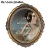 1Pc European Style Desktop Ornaments Random Photo Paper Home Decor Arrange The Table Wall Hanging Retro Classic Ellipse