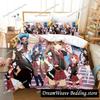 Anime Okami-san and Her Seven Companions Bedding Set Duvet Cover Bed Set Quilt Cover Pillowcase Comforter King Queen Size