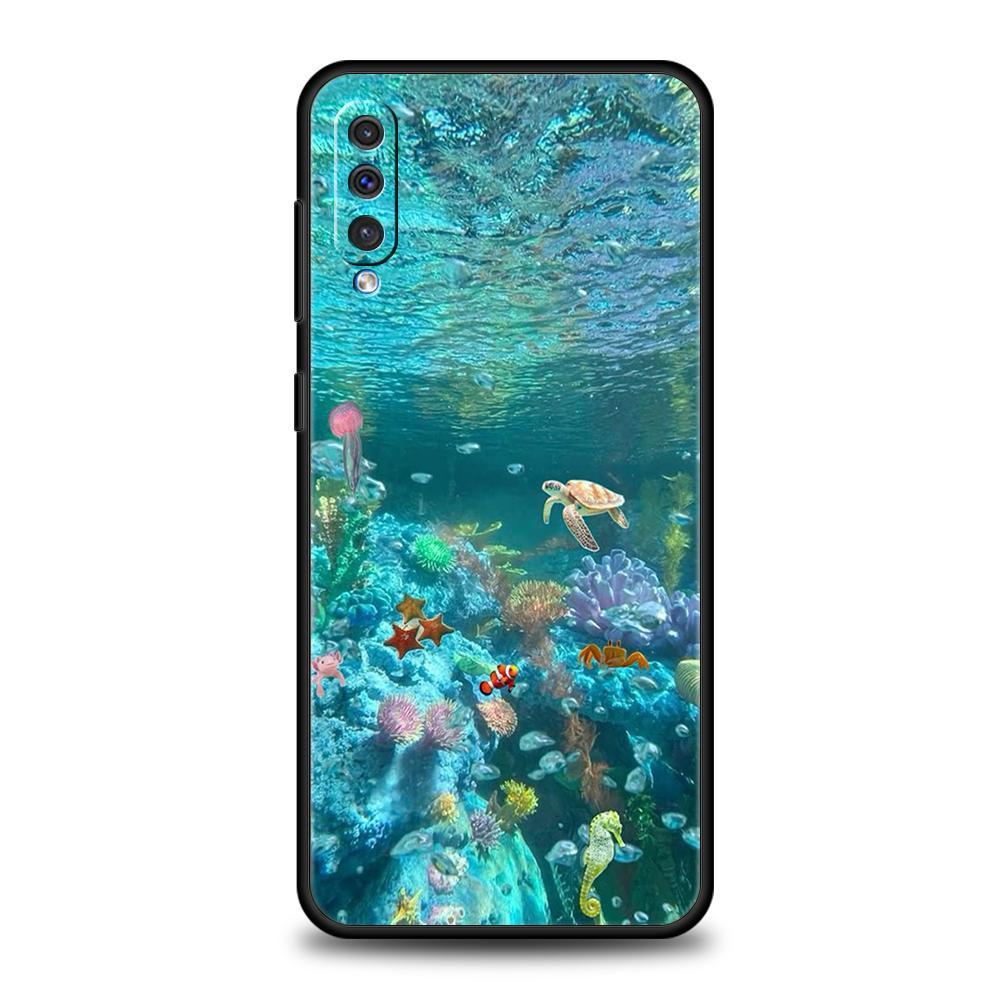 Мультяшный Милый Чехол-Рыбка Для Samsung A56 A36 A26 A24 A16 A14 A12 A32 A50 A70 A20S A22 A30 A40 A34 A54 A42 A52 A04s A06 5G Чехол