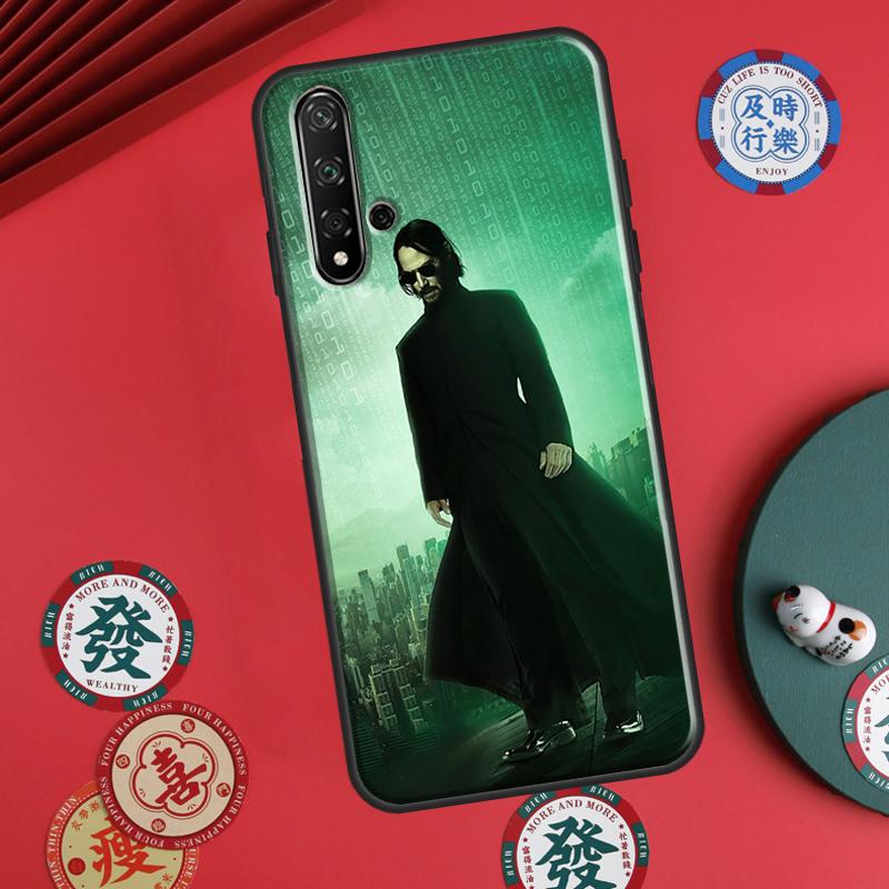 Matrix 4 Art For Huawei P60 Pro P30 P40 Lite Nova Y61 Y91 Y90 Y70 Y60 Y72 12s 12i 11i 7i 8i 9 10 SE Case