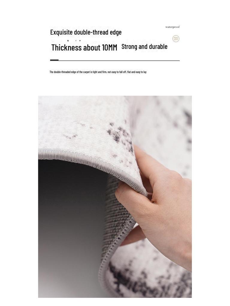 2024 Высококачественный ворсовый ковер с петлями для гостиной, спальни и журнального столика – большой напольный коврик