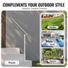 31.5in 80cm Handrails for Outdoor Steps for Porch Deck Stainless Steel