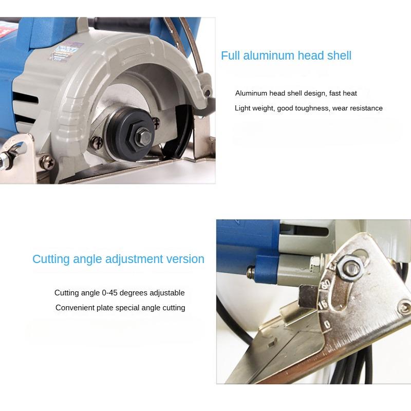 Dongcheng Marble Machine Каменный режущий станок Z1E-FF03-125 Керамическая плитка Дерево 1800 Вт Высокомощный долбежный станок