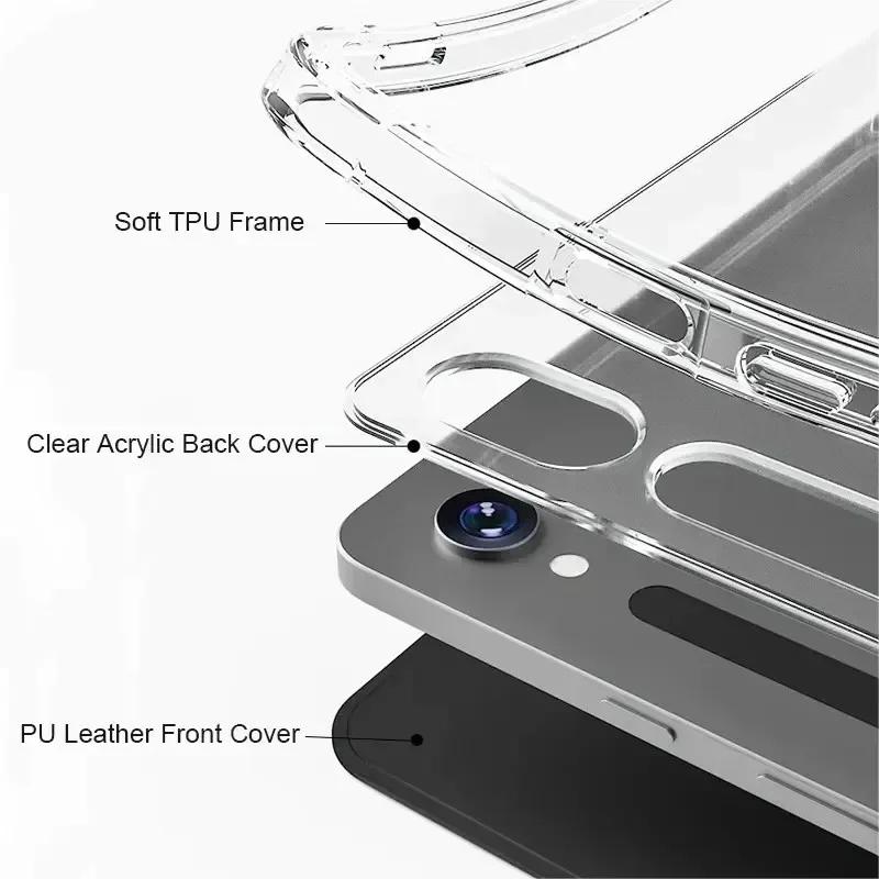 Для Samsung Tab S7 S8 S9 S9FE S10FE 10.9 S11 11“ S10 Plus 12.4 Чехол Smart Cover Для Tab A11 Plus A11 A9 8.7 Plus 11 A8 S6 Lite