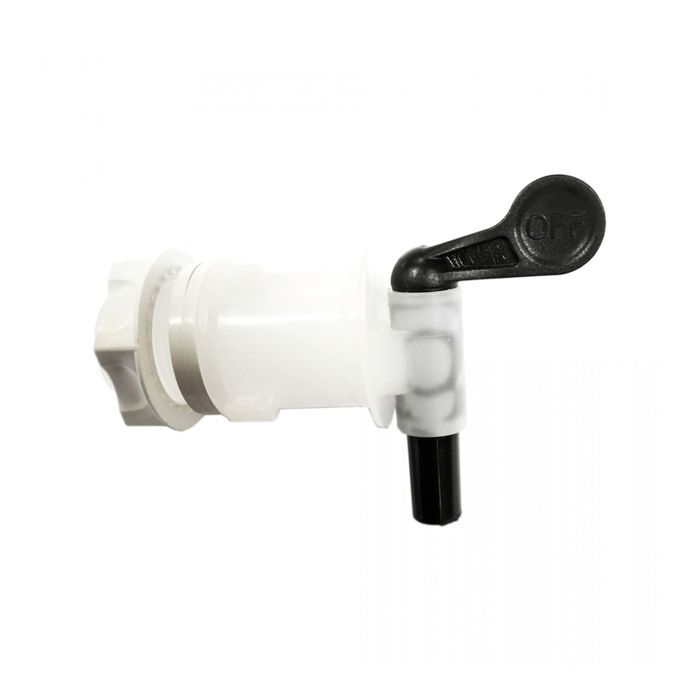 Robinet vidange PVC conteneurs plastique levier ergonomique 25 mm