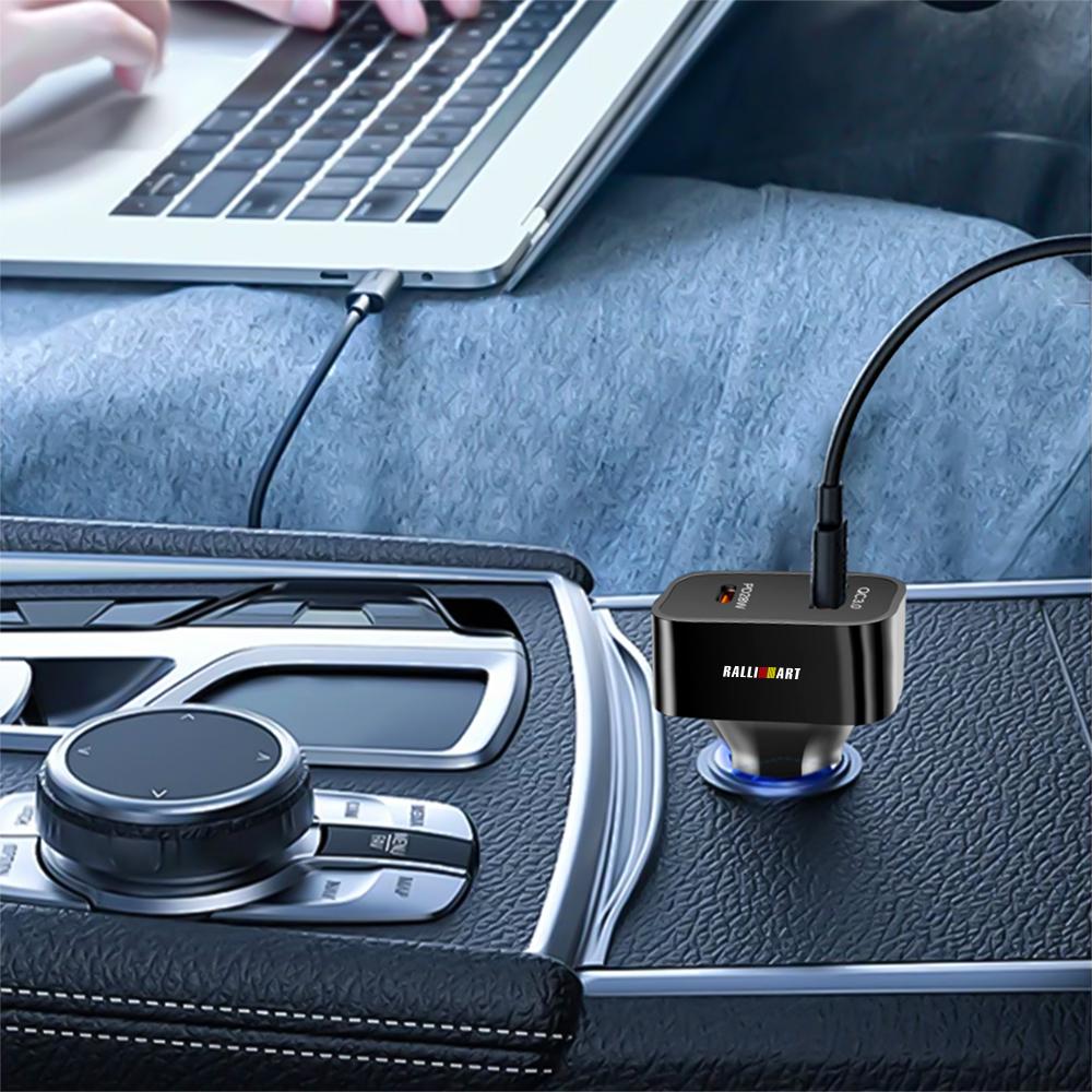 PD Type C Car USB Charger Quick Charger 25W PD Type C Car Fast Chargering For Mitsubishi Asx Lancer Pajero 4 Outlander 3 L200 AJ3