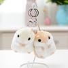 Cute Hamster Stuffed Animal Hamsters Plush Toy Small Stuffed Doll with Chain for Kid Boy Girl Goodie Bag Fillers Birthday Gift