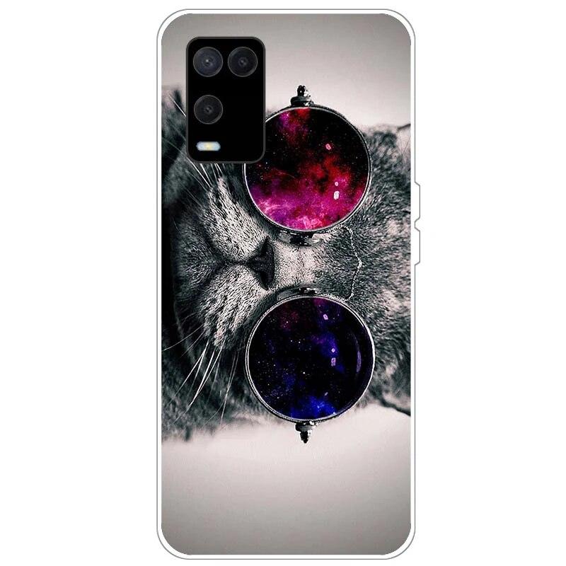 Чехол для OPPO A54, задняя крышка для телефона OPPO A54, 5G, 4G, чехол CPH2239 CPH2195 OPPOA54 A 54, силиконовый мягкий бампер, черный чехол из ТПУ