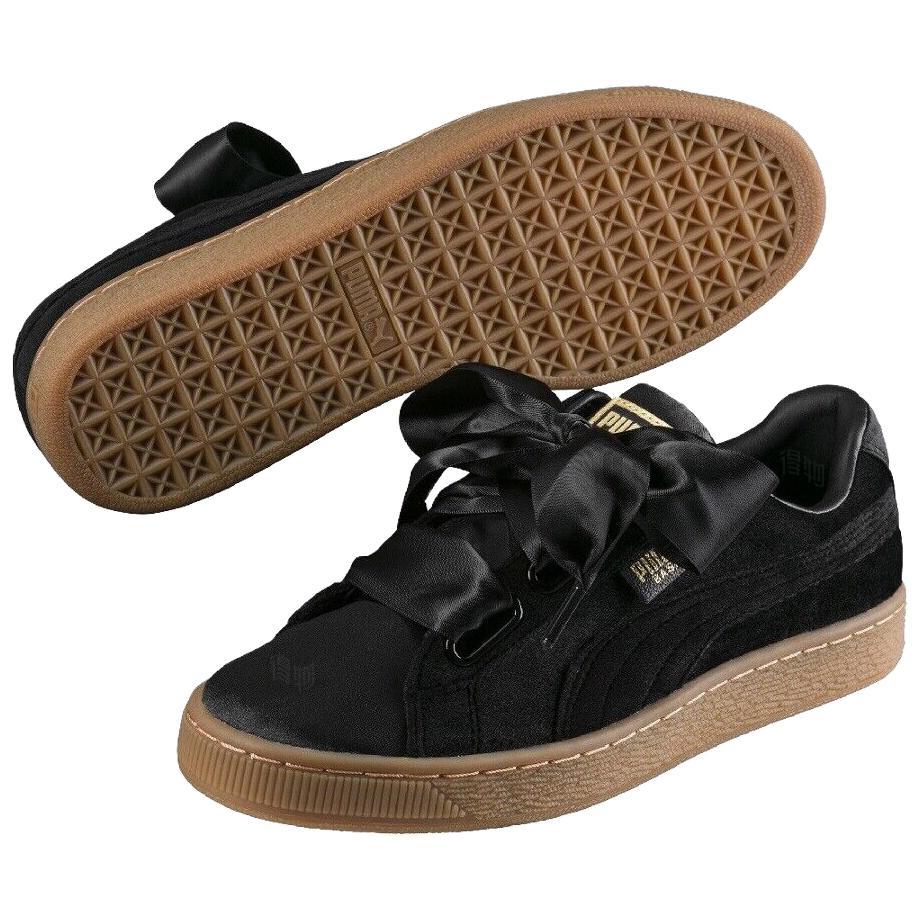 PUMA Basket Heart Vs Wns Black Womens 366731-03