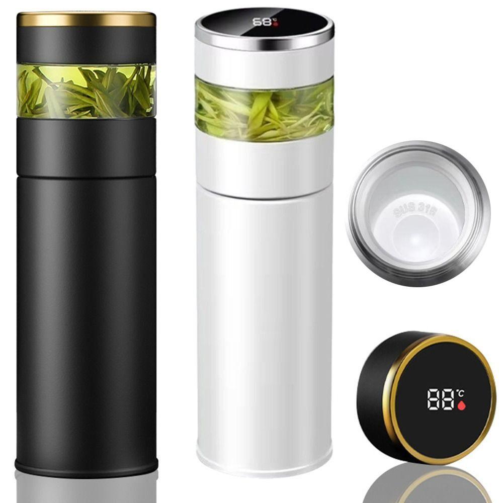 450ML Vacuum Mug Stainless Steel Tea Infuser Bottle New Thermal Car Coffee Cup
