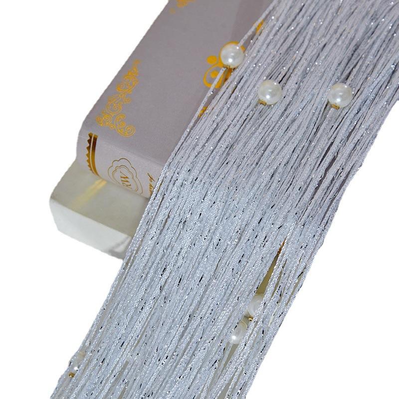 2027 Beaded Curtain Door String Curtains for Doorway Tassels Beads Hanging Fringe Divider Window Hallway Entrance Wall Closet Bedroom Privacy Decor