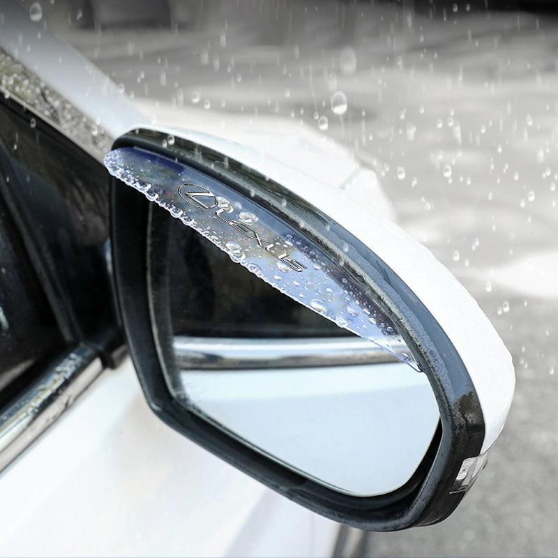 CKU5 2 шт. Козырек от дождя на зеркало заднего вида автомобиля Clear Vision для Lexus RX330 LS салфетница Чехол-защита для зеркала заднего вида автомобиля от дождя