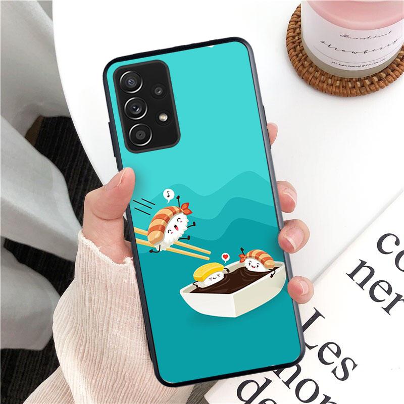 Чехол для телефона Food Sushi для Samsung Galaxy A13 A22 A12 A32 A71 A11 A21S A33 A52 A72 A51 A50 A70 A31 M31