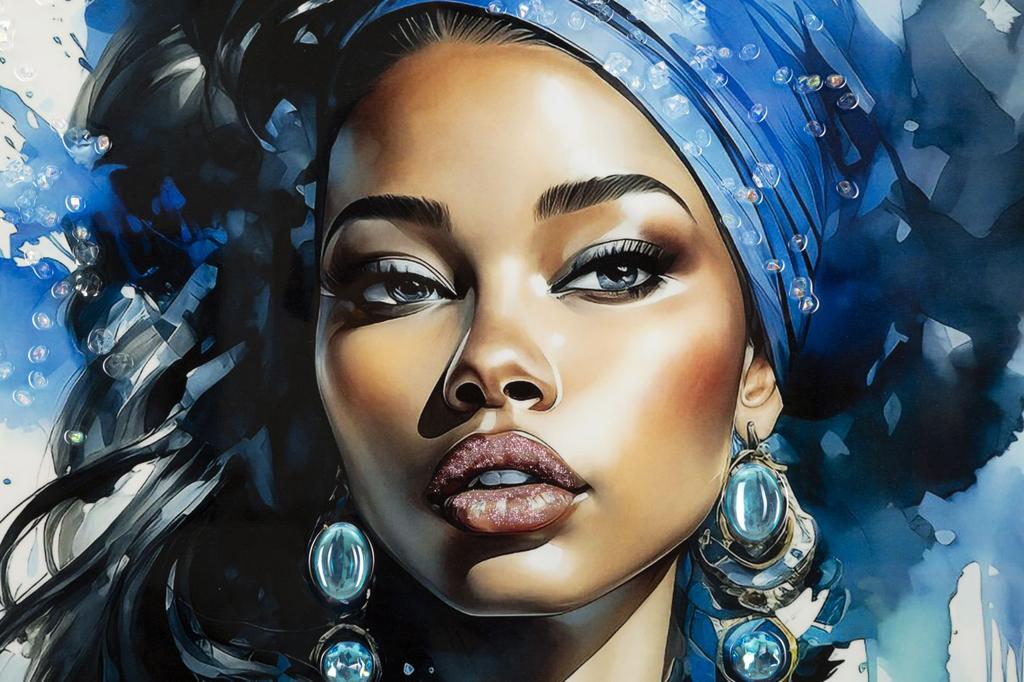 Лакированная настенная роспись с рамой Altea -A- 82x4x82 см