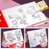 Magnetic Wooden Dress-Up Puzzle Drawing Board for Kids