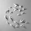 Ceramic Swallows Sparrow 3D Simple Ceramic Birds Murals Wall Hanging Decorations Crafts Home Ornaments Home Wall Sculptures RE