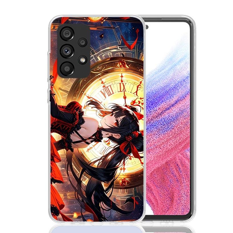 Чехол для телефона Tokisaki Kurumi из Date A Live для Samsung Galaxy A52 A32 A22 A12 A02S A50S A30S A51 A31 AA71 Note 20 Ultra 10 S10 Plus