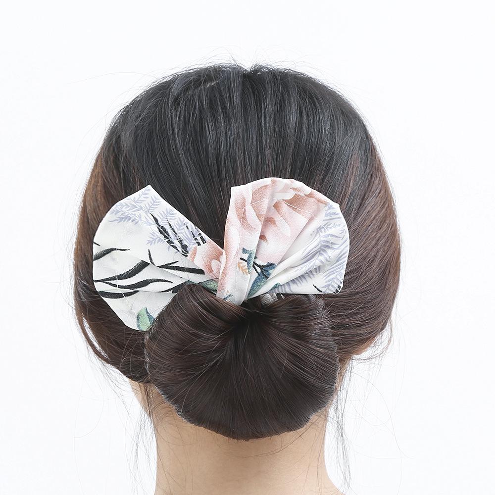 Модный ленивый пучок инструмент для закручивания: Вращающаяся повязка-пучок