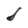 Ceramic Rice Spoon for Rice Porridge, Black, L-1002