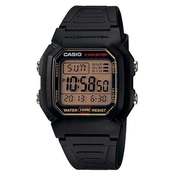 Casio Цифровые часы с будильником и подсветкой W-800HG-9AVDF Мужские / Винтажные, Цифровые часы, Оригинальные Casio