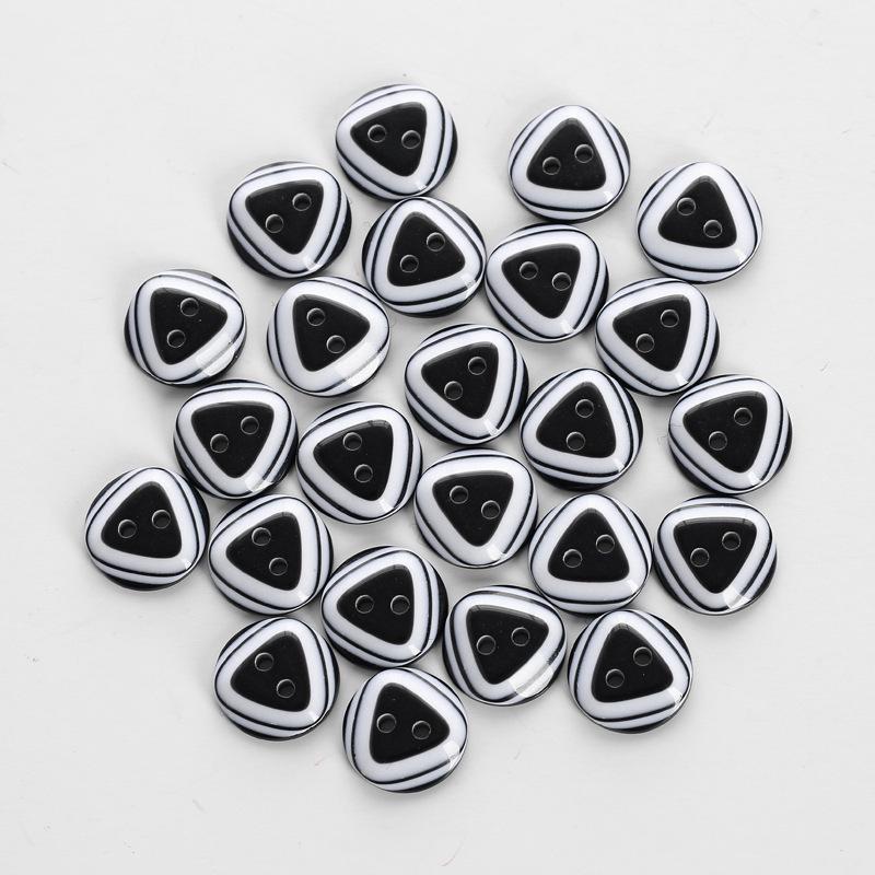 24pcs 12.5mm 2 Hole Resin Button Sewing Fit Scrapbooking Apparel Crafts Diy Decoration Mixed Color