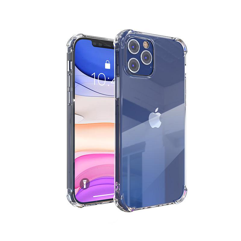 Подходит для iPhone16 Четырехугольный противоударный чехол для мобильного телефона Apple 15 ProMax Прямоугольный силиконовый мягкий 14 Прозрачный защитный чехол