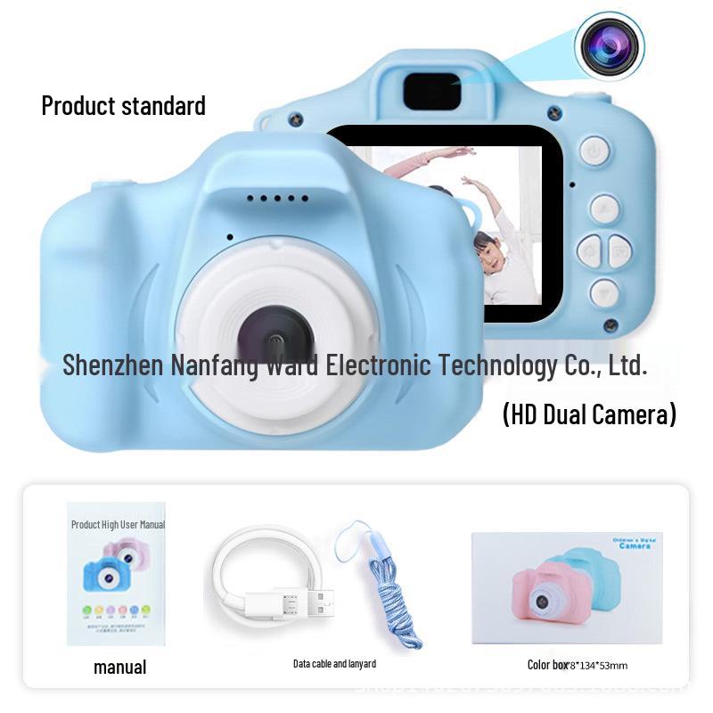 Cross-Border Digital Cartoon Kids Mini SLR Sports Camera Toy