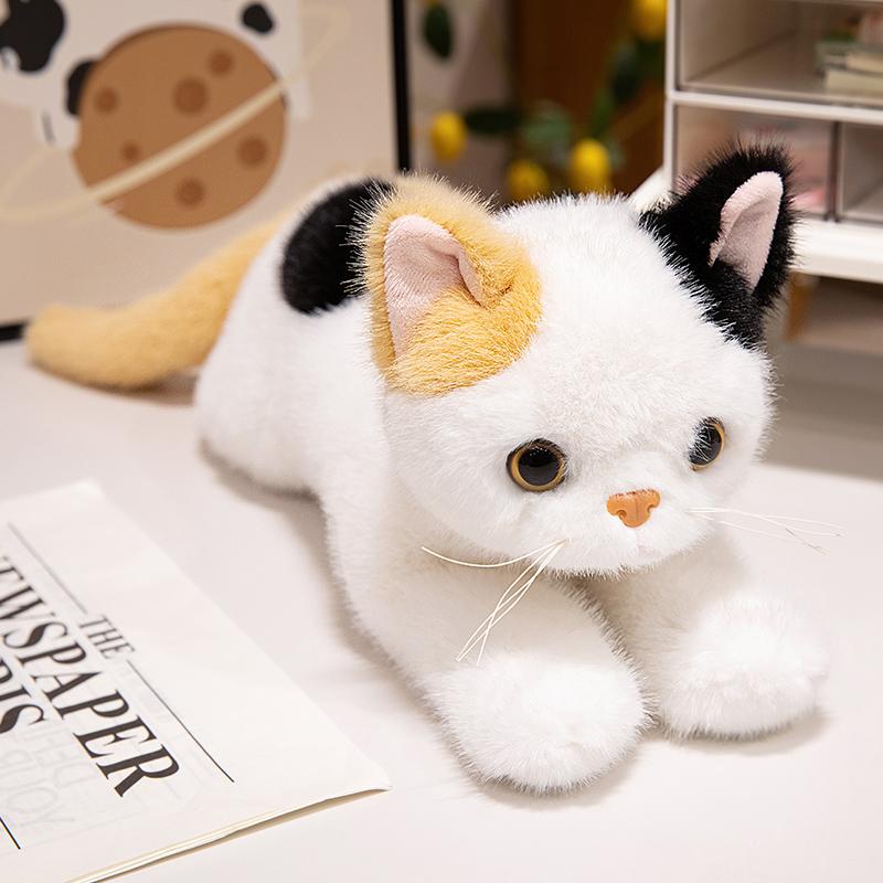 45/55 см Милые Игрушки Кот-Тряпичная Кукла Плюшевые Мягкие Набивные 8 Цветов Модель Котенка Поддельный Кот Реалистичные Животные Девочки День Святого Валентина