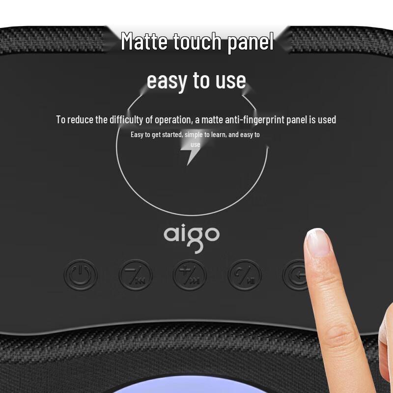 Портативная Bluetooth-колонка Aigo T180 с беспроводной зарядкой, штекер CN (адаптер в комплекте) (Китайская версия)