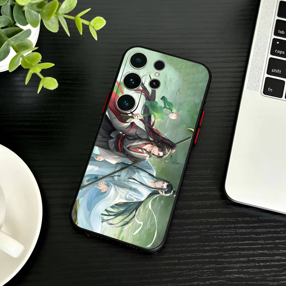 Чехол для телефона Grandmaster M-Демоническое Культивирование для Samsung S26, S25, S24, S23, S22, S21, S20, Ultra, Plus, FE Черный Мягкий Чехол