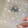 Простые Расписные Милые Щенки 5D Рельефные Наклейки для Маникюра