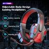 Cool Appearance Stereo Gaming Headset Noise Cancelling Over Ear Headphones with Mic LED Light Surround Bluetooth-compatible 5.1 Headphone